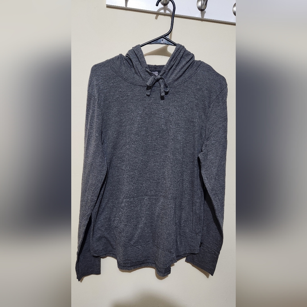 Women's Charcoal Gray Pullover Hoodie